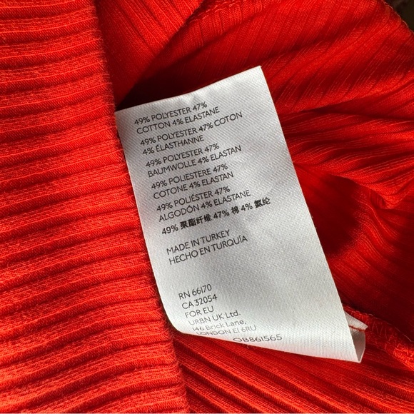 Free People Red Lala Cropped Top xs - Picture 10 of 10